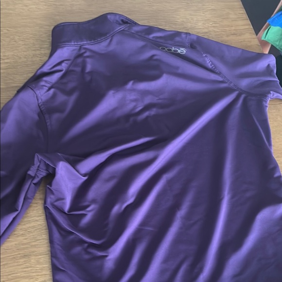 Purple and Gray Chick Fil A Quarter-Zip Pullovers - Picture 7 of 7